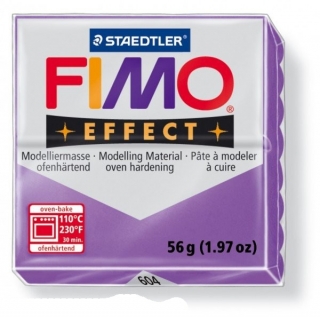 FIMO EFFECT 604 transparentní fialová