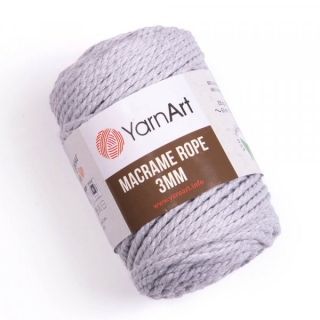 Rope 3mm 756 světle šedá