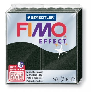 FIMO EFFECT 907 černá perleťová 