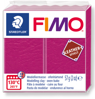 FIMO EFFECT LEATHER 229 malinová 