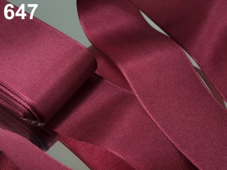 Stuha taftová šíře 40 mm 647 tmavý cyklámen